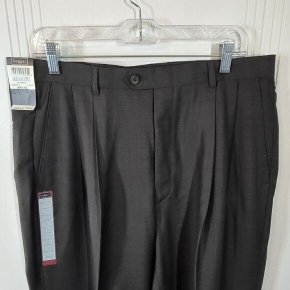 Haggar Men's Brown Pants - Picture 5 of 9